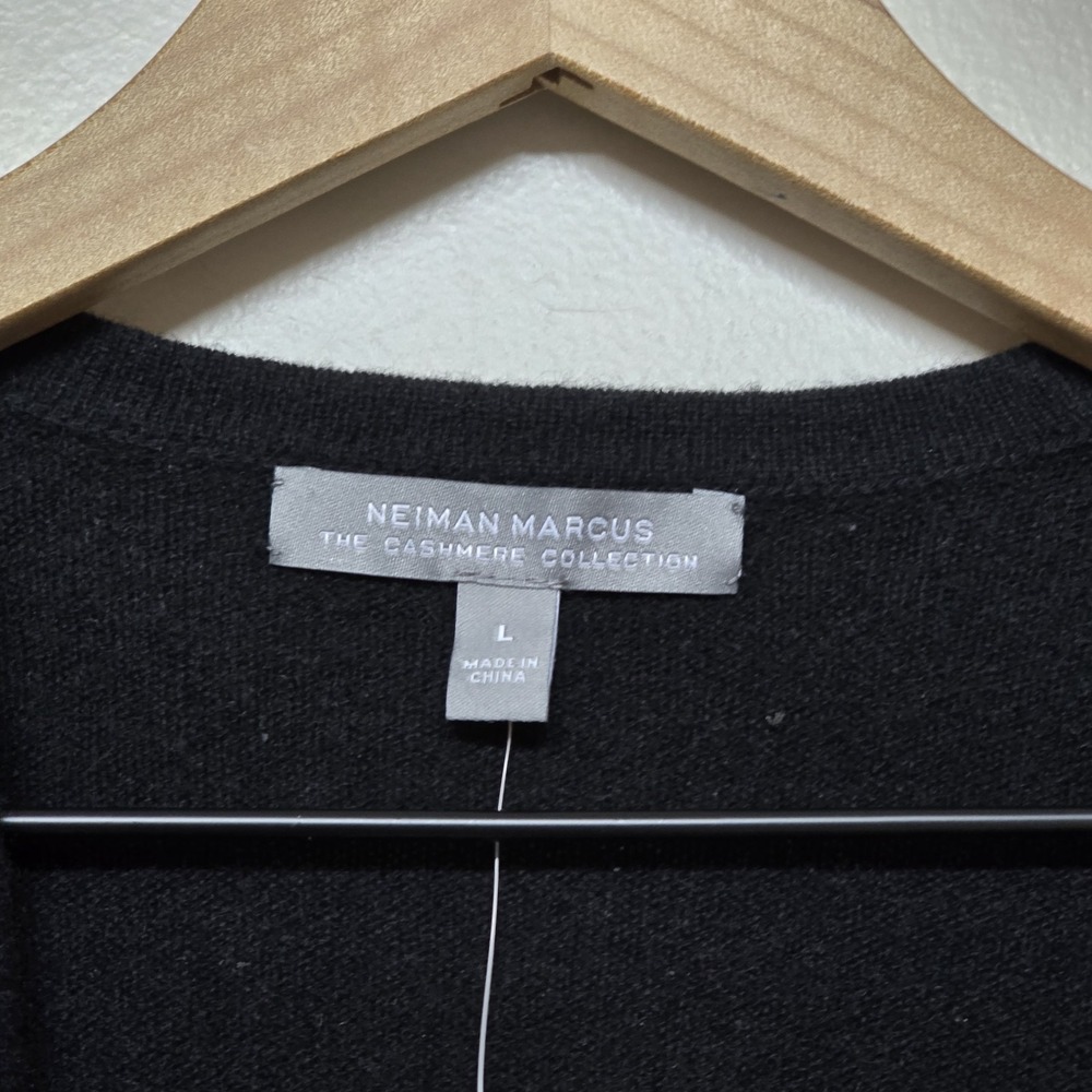 Neiman Marcus Cashmere Collection Womens Black Op… - image 9